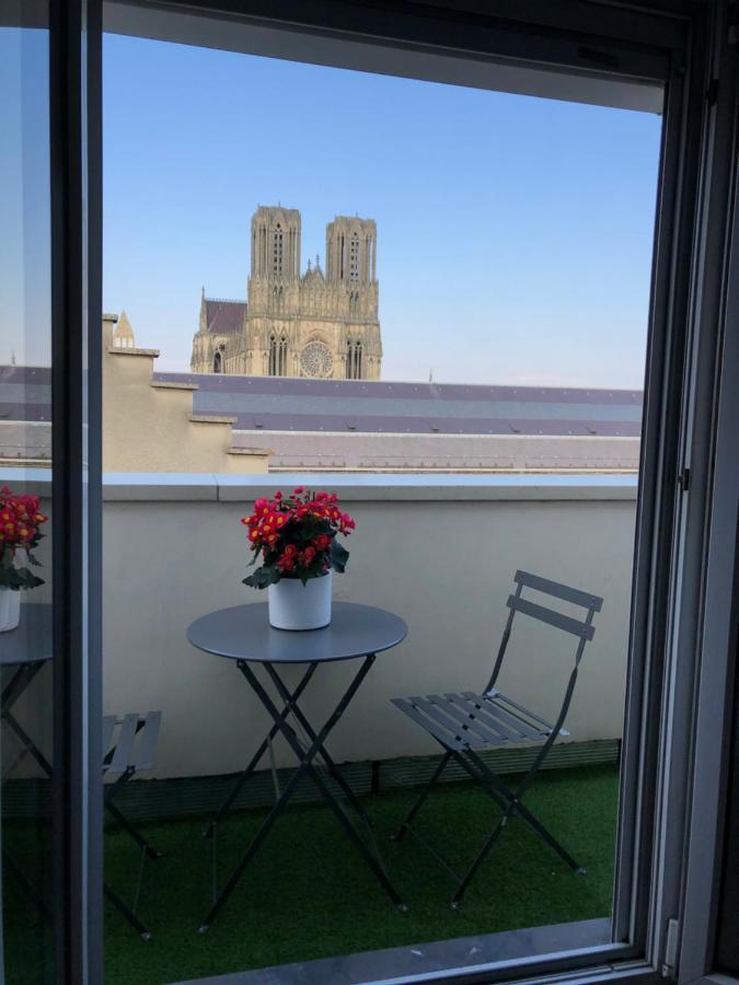 Studio Cosy Vue Cathedrale แร็งส์ ภายนอก รูปภาพ